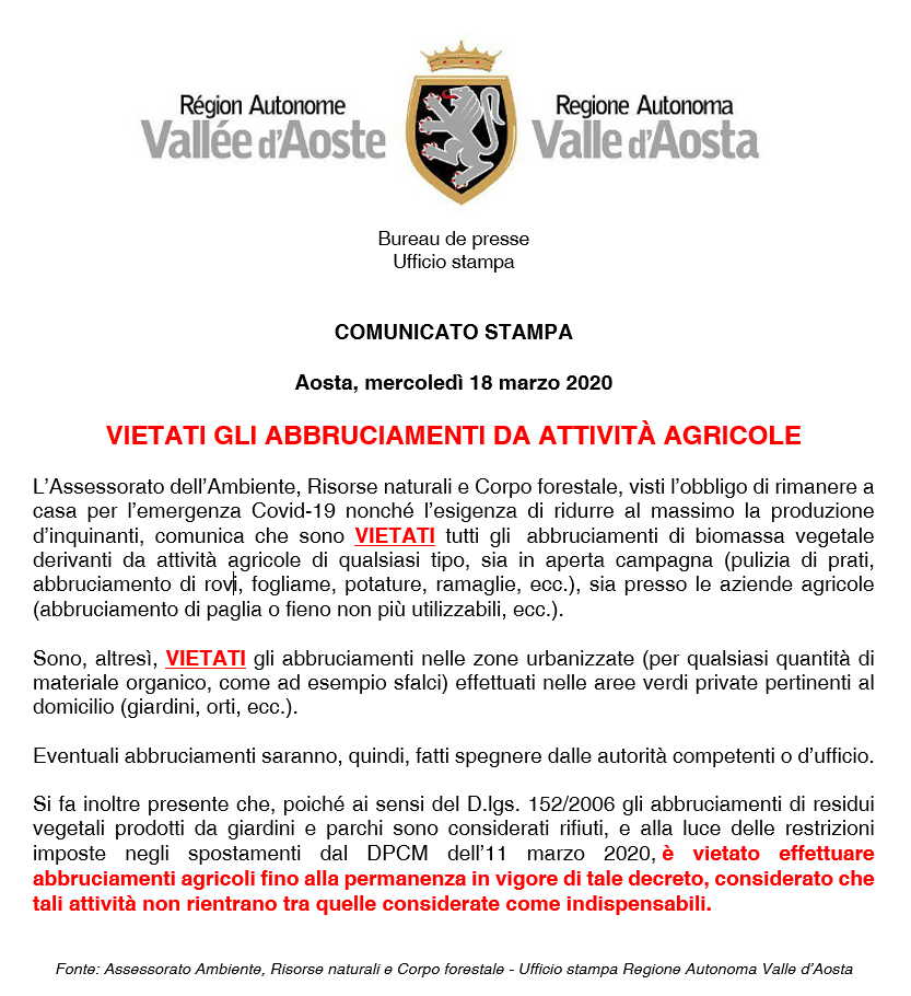 Vietati Abbrucciamenti